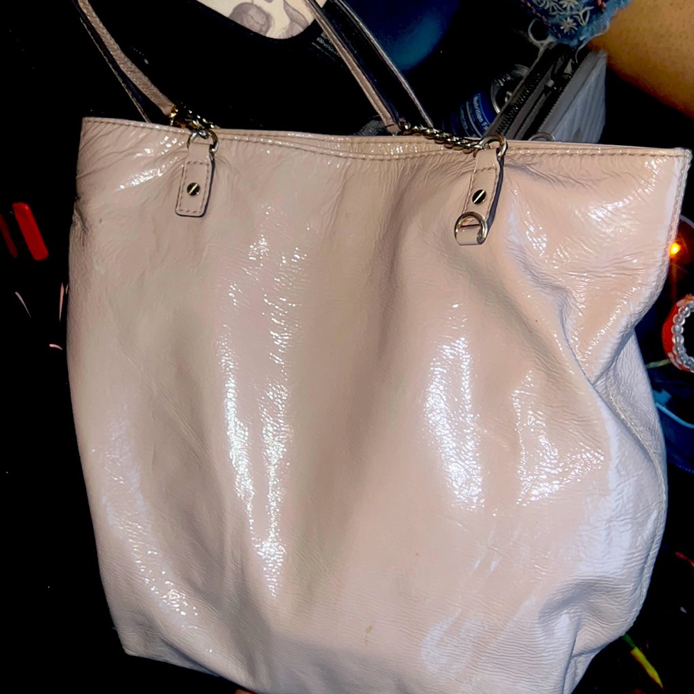 Michael Kors tote bag patent leather